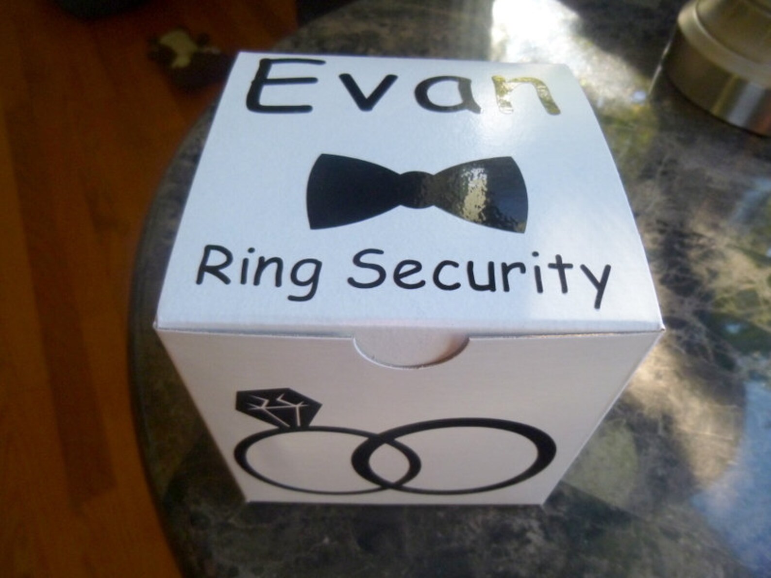 Ring Bearer Proposal Gift Box Personalized Ring Bearer Gift Etsy