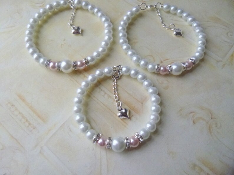 Little Girl Bracelet Flower Girl Bracelet Flower Girl Etsy