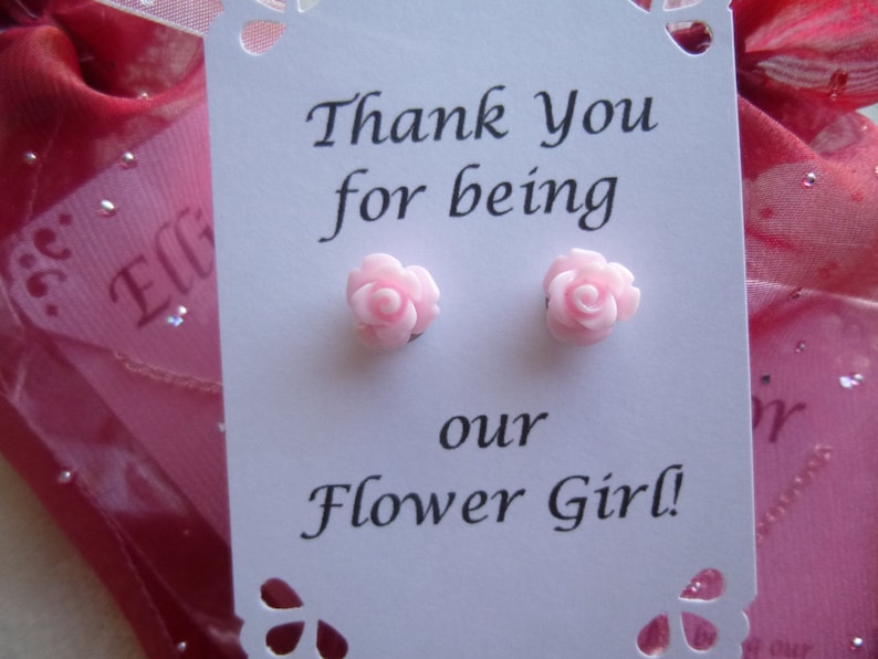 Little Girl Earrings, Girls Earrings, Flower Girl Earrings, Christmas Gift, Wedding Earrings, Flower Girl Gift, Flower Girl Jewelry 