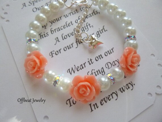 childrens flower girl bracelets