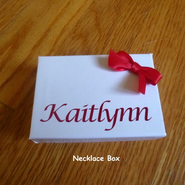 Personalized Jewelry Gift Box, Make Your Order Special Gift Box, Jewelry Gift Boxes, Gift Box for Your Necklace, Pendant, Small Trinket