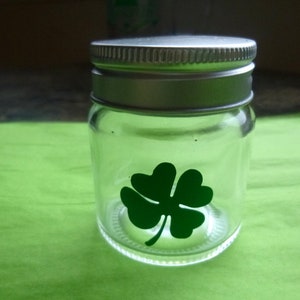 Einmachglas Schnapsglas, St. Patrick es Day Schnapsglas, Schnapsglas, Landhochzeit Schnapsglas, personalisiertes Einmachglas Schnapsglas, Tolles Geschenk