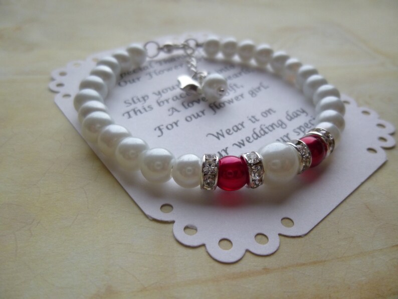 Little Girl Bracelet Flower Girl Bracelet Flower Girl Etsy