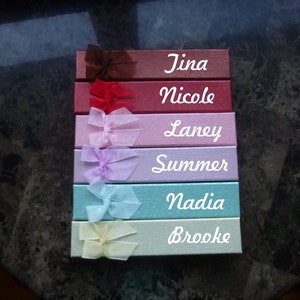 Personalized Necklace Gift Box: Empty Keepsake Box,