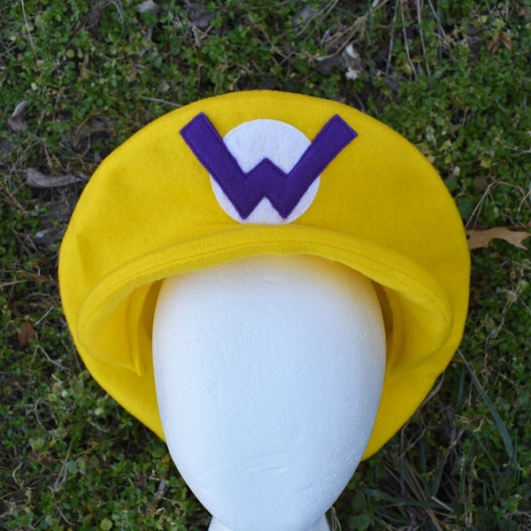 Adult Wario Hat - Child Sizing Available by Request