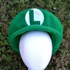 Sombrero de Luigi para adultos (tallas para niños disponibles a pedido)