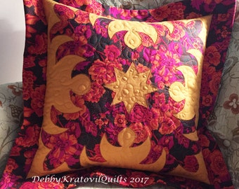 Hawaiian Appliqué Pillows in 2 Sizes Pattern
