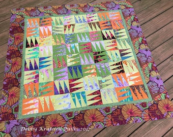 Shark's Teeth Quilt Pattern