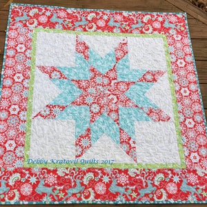 Big Block Lone Star Quilt PATTERN