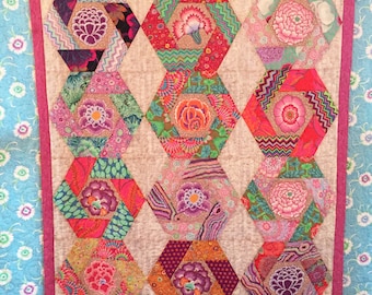 Twisted Hexagon Quilt PATTERN