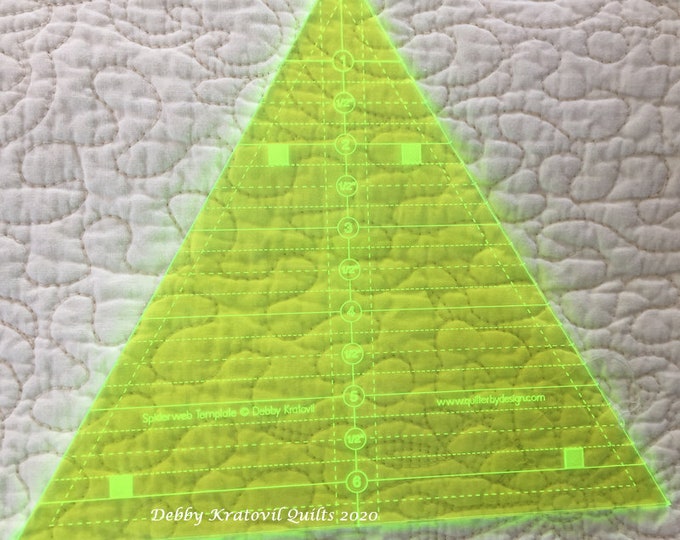 60 Degree Spiderweb Ruler (6-1/2