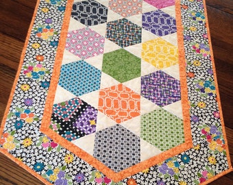 Happy Hexie Table Runner Pattern