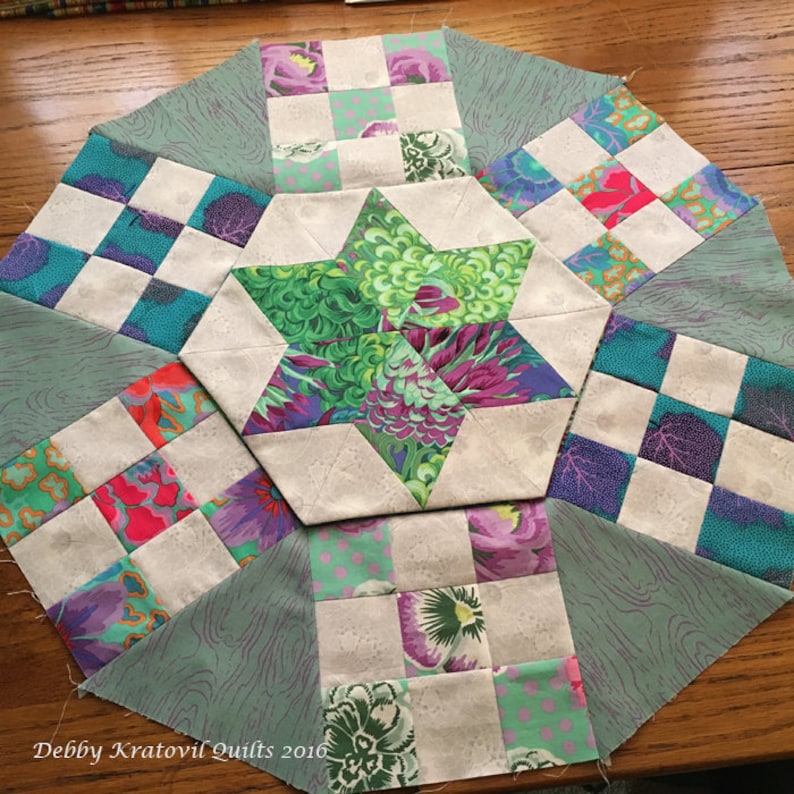 Jack's Chain 4 Block Quilt | Etsy