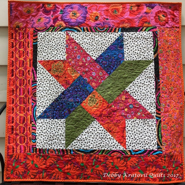 Woven Ribbon Star Quilts  PATTERN