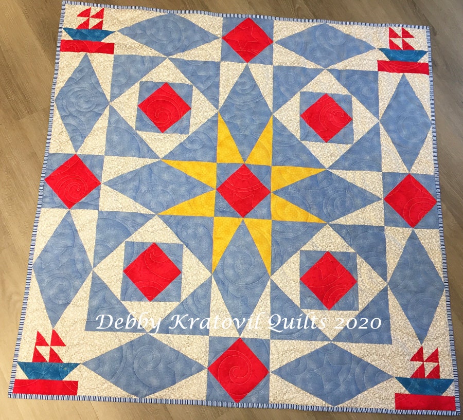 嵐の海のキルトパターン - Etsy 日本