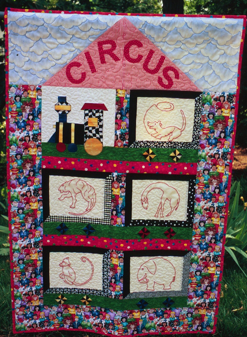Roly Poly Circus Animals Quilt Pattern - Etsy