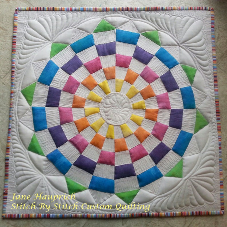 Modern Vortex Quilt PATTERN & Variations image 3