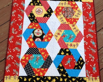 Twisted Hexagon Quilt Pattern