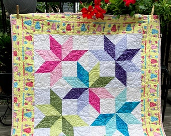 Snow Crystals Quilt Pattern