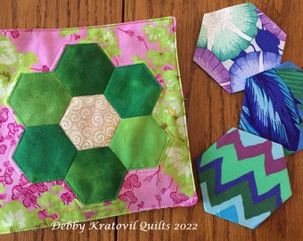 English Paper Piecing Needle Book PDF Pattern