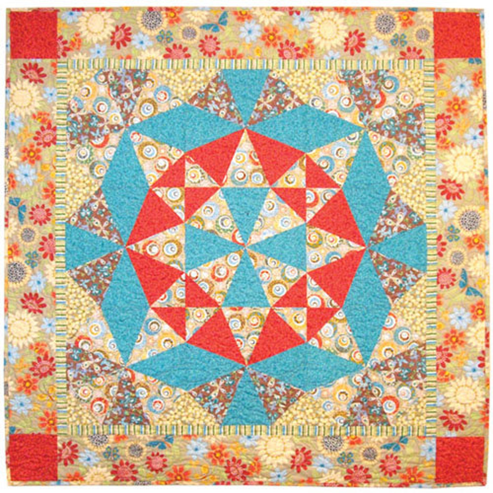 Merry Go Round Kaleidoscope Quilt Pattern Etsy