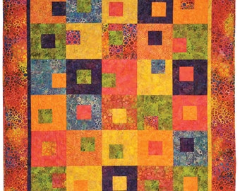 Colorburst Squares Pattern