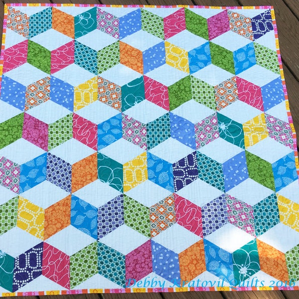 Baby Blocks Quilt & Table Runner Pattern