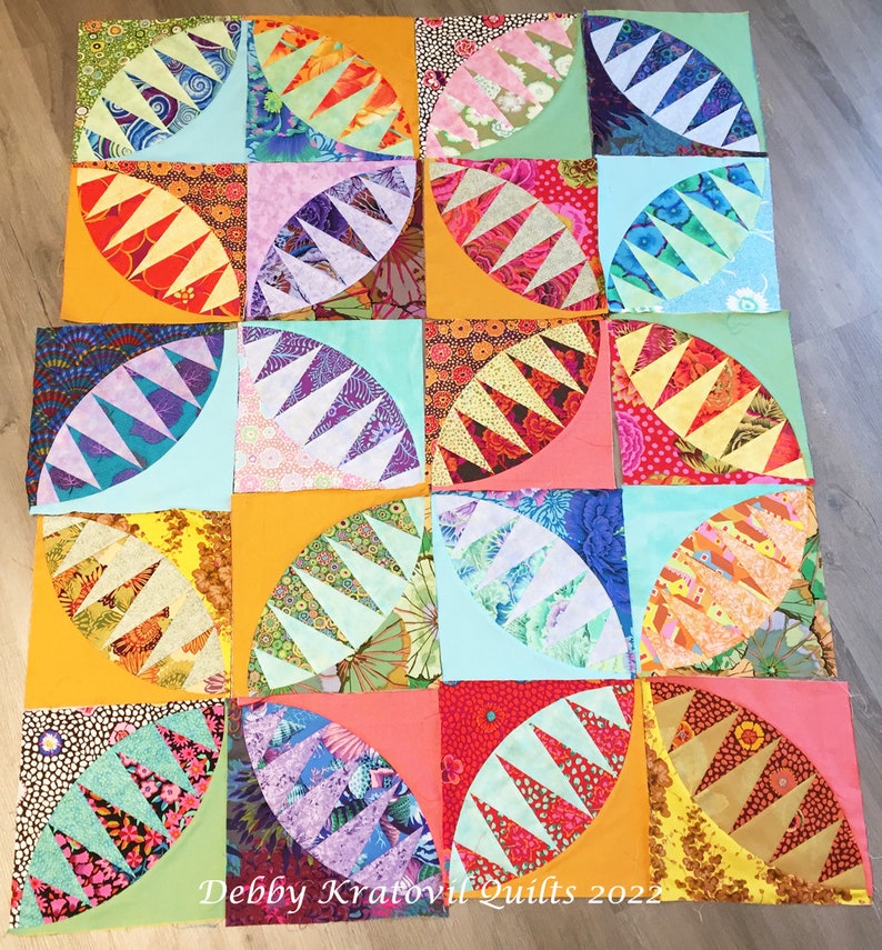 20 Paper Pieced Rattlesnake Blocks Etsy