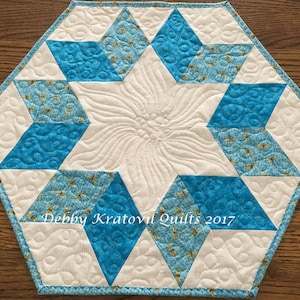 Double Star Table Topper Pattern