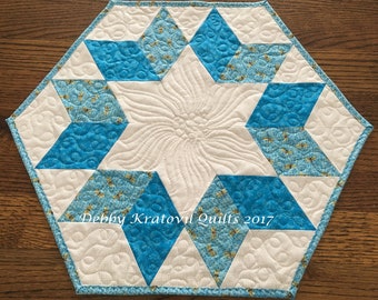 Double Star Table Topper Pattern