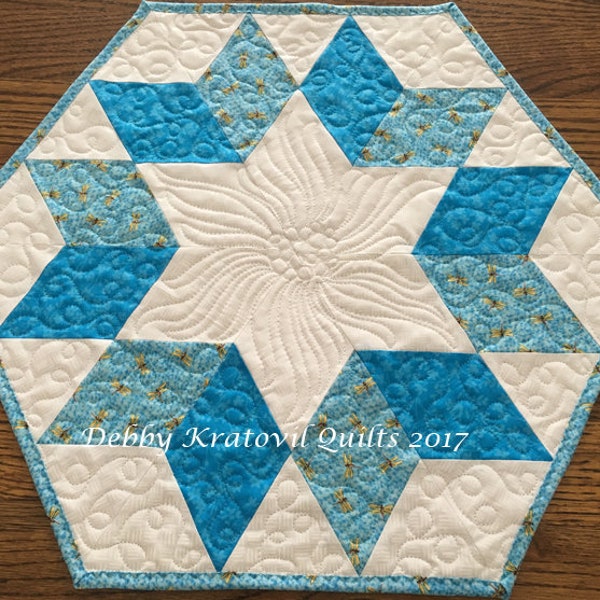 Double Star Table Topper Pattern