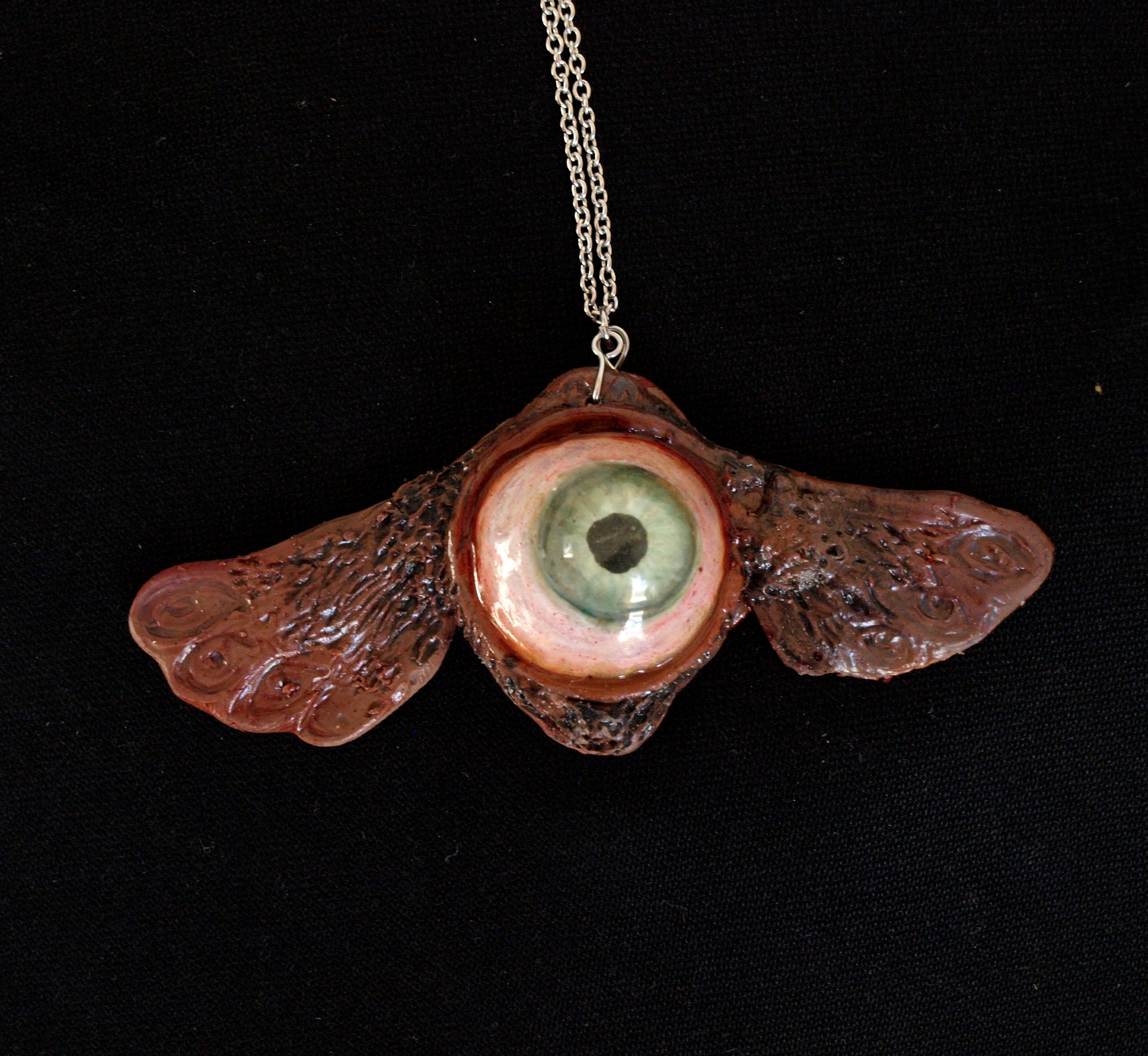 Realistic eyeball pendant Eye pendant Evil eyes Goth Etsy