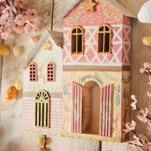 Ornament house village Easter Easter spring spring Ostern Ostara cozy farmhouse folk fairytale enchanted countryside cottage wonderland image 8