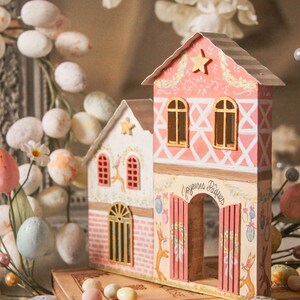 Ornament house village Easter Easter spring spring Ostern Ostara cozy farmhouse folk fairytale enchanted countryside cottage wonderland image 4