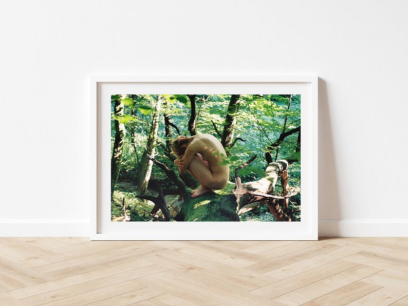 Naked Woman Fine Art Photo Print Nude in the Nature Art Etsy