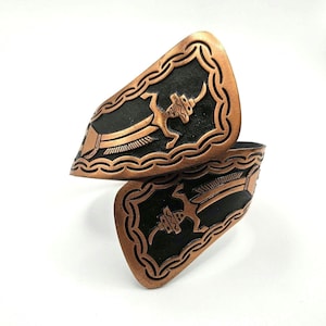 Vintage Copper Navajo Bypass Clamper Bracelet