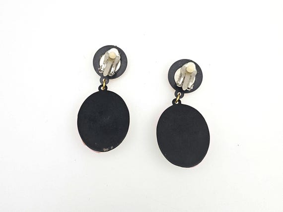 Big 80s Dangle Statement Earrings - image 5