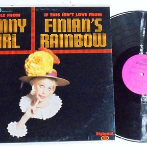 Funny Girl / Finian&#39;s Rainbow Vintage LP (1968,Diplomat) Soundtrack Vinyl Record Album