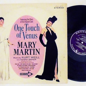 Mary Martin Vintage LP: One Touch of Venus Vinyl Record Album (1965, Decca) ~ Musical 画像 1