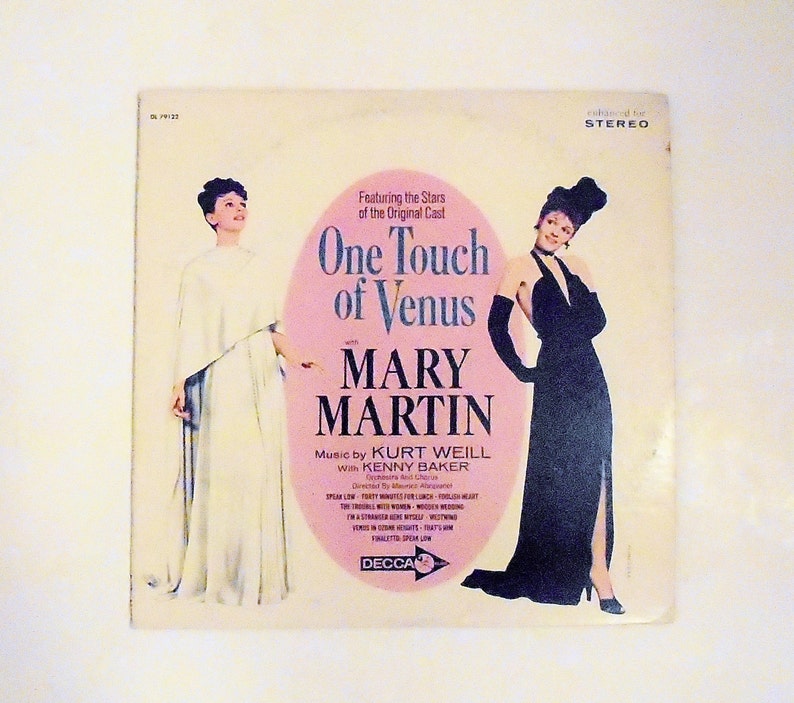 Mary Martin Vintage LP: One Touch of Venus Vinyl Record Album (1965, Decca) ~ Musical 画像 2