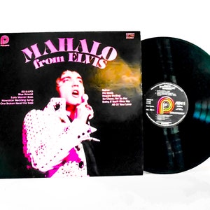 Elvis Presley Vintage LP: Mahalo from Elvis  (1978, Pickwick, ACL-7064) ~ Vinyl Record