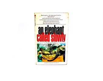 Ernest Dudley / An Elephant Called Slowly / Vintage Paperback / 1970, Pyramid Books / Literature, Fiction, Book