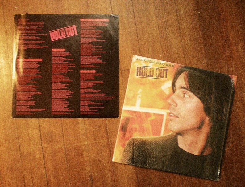 Jackson Browne Vintage LP Hold Out Vinyl Record Album 1980, Asylum