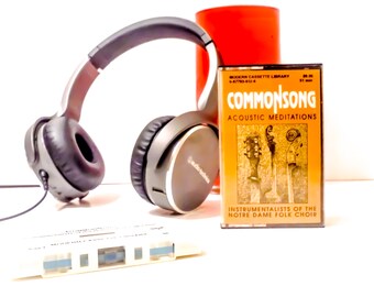 Commonsong Acoustic Meditations Cassette - Notre Dame Folk Choir, Religious Album