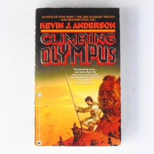 Climbing Olympus by Kevin J. Anderson (1994, Warner Books) Vintage Sci-Fi
