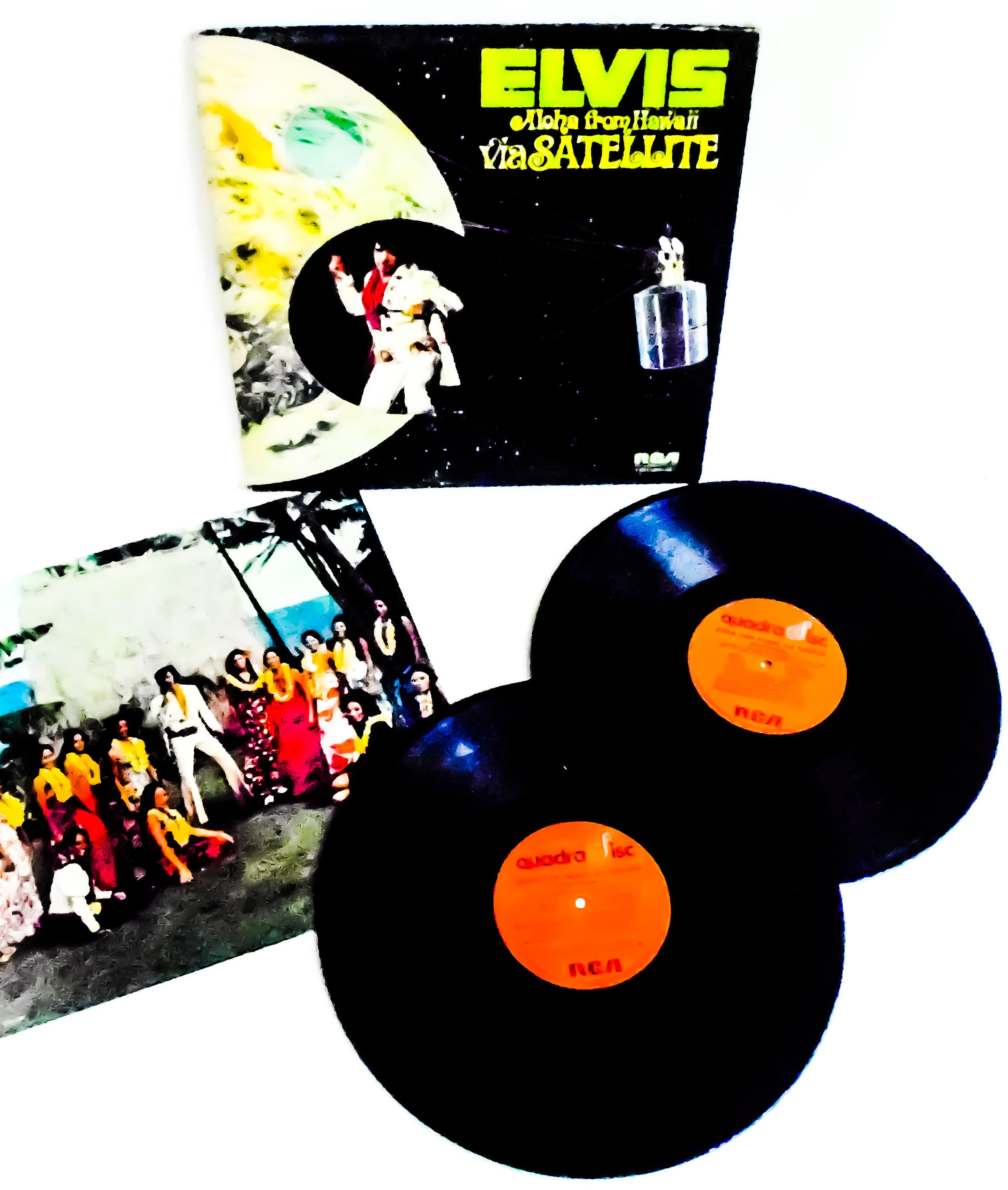 Elvis Presley - Aloha From Hawaii Double LP (1973 Quadraphonic Vinyl ...