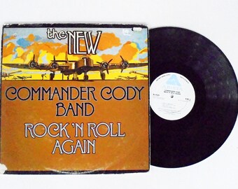 Commander Cody Band - Rock 'N Roll Again Vinyl LP (1977 Promo)