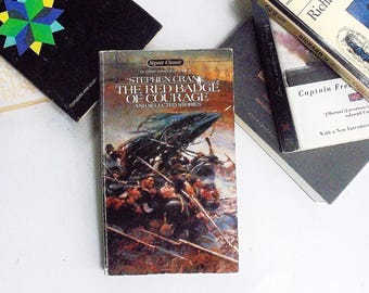Vintage Paperback: The Red Badge of Courage by Stephen Crane (1980)