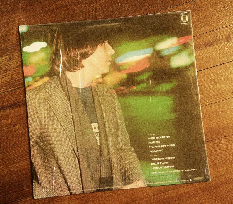 Jackson Browne Vintage LP Hold Out Vinyl Record Album 1980, Asylum
