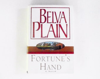 Fortune's Hand - A Novel by Belva Plain  (1999, Delacorte Press) ~ Hardcover ~ BCE ~ Vintage Romance Fiction